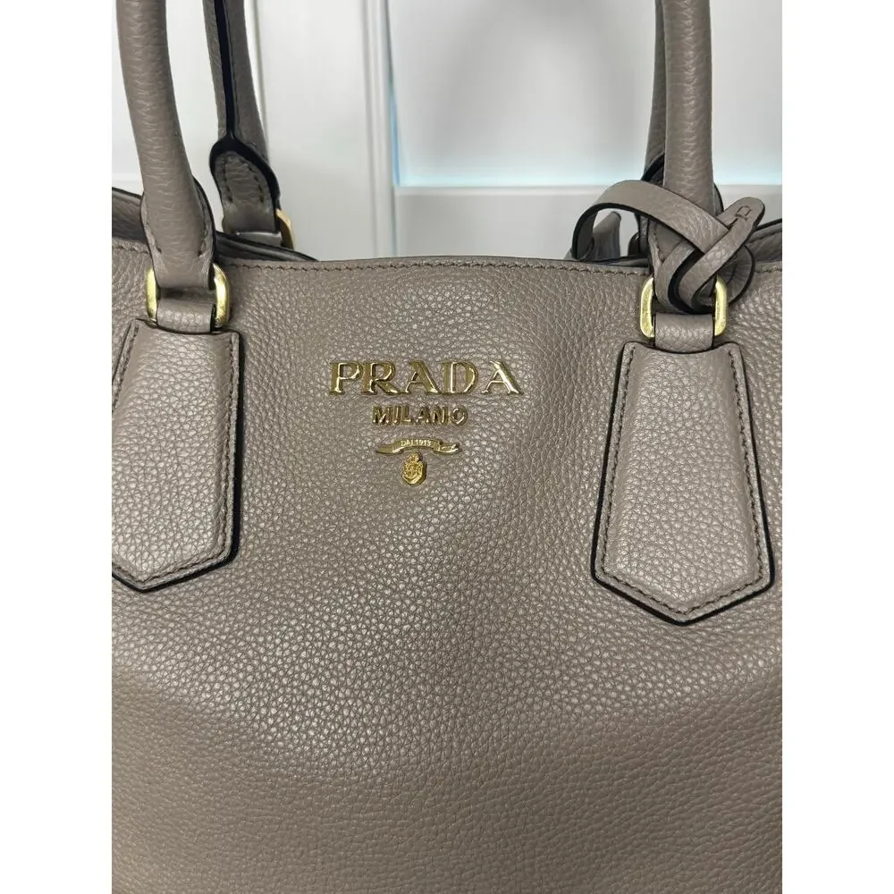 Prada | Vitello Daino Leather Handbag